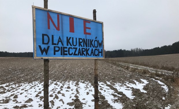 Mieszkańcy Pieczarek na Mazurach nie chcą fermy drobiu