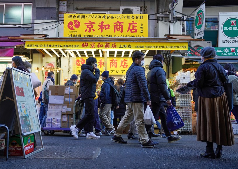 Mieszkańcy Tokio, zdj. ilustracyjne /Christopher Jue/Xinhua News Agency /Agencja FORUM