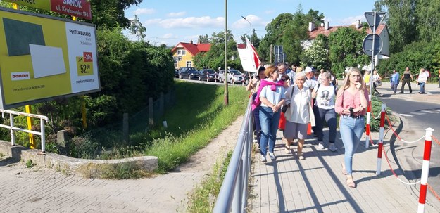 Mieszkańcy twierdzą, że nikt nie konsultował z nimi planów budowy obwodnicy /Marek Wiosło /RMF FM