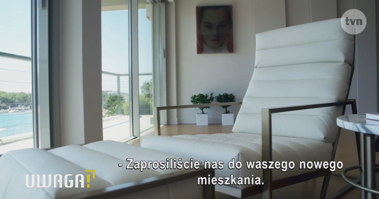 Mieszkanie Ewy Chodakowskiej w programie "Uwaga. Kulisy sławy" /