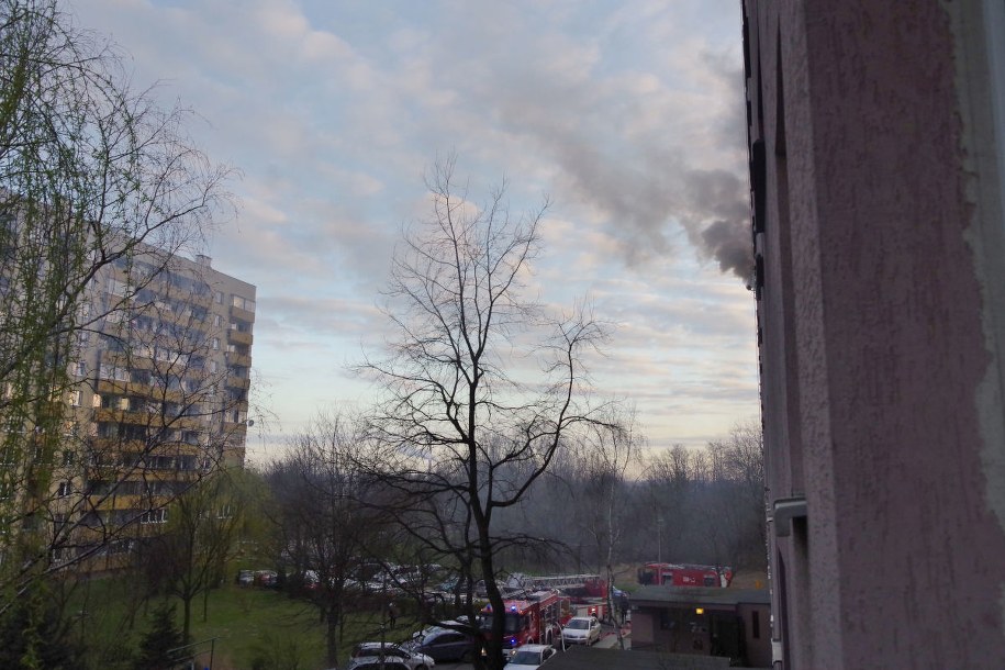 Mieszkanie, w którym wybuchł pożar doszczętnie spłonęło /Gorąca Linia RMF FM