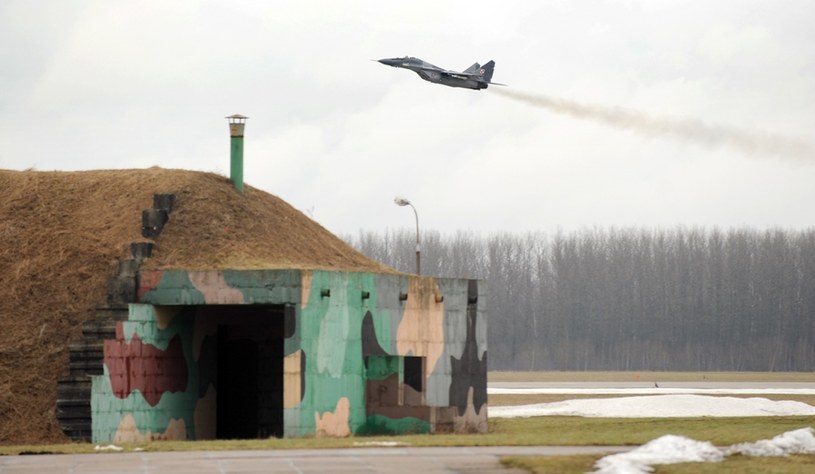 MiG-29 startujący z Bazy Lotnictwa Taktycznego w Mińsku Mazowieckim /East News