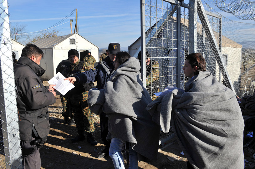 Migranci na granicy grecko-macedońskiej /SAKIS MITROLIDIS / AFP /AFP