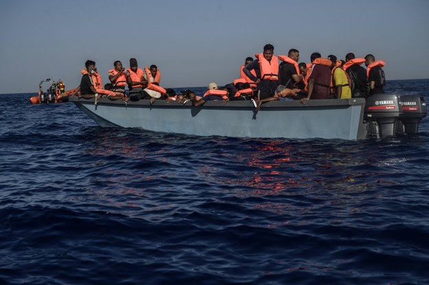 Migranci na Morzu Śródziemnym /	AA/ABACA /PAP/EPA
