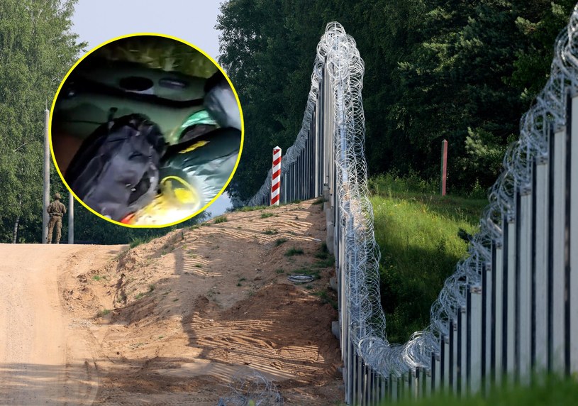 Migranci próbowali przedostać się drogą lądową i wodną /Piotr Molecki /East News