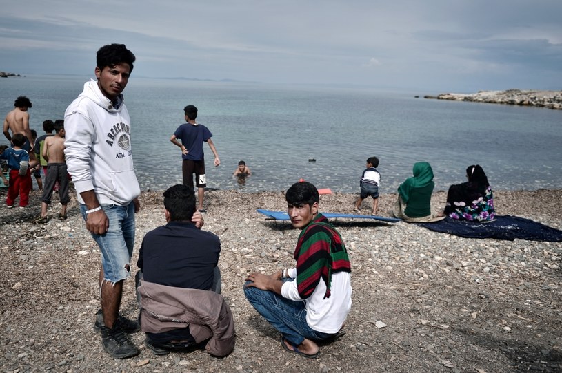Migranci w Grecji, zdj. ilustracyjne /AFP