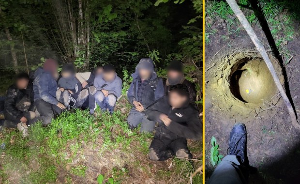 Migranci wykopali tunel, aby przekroczyć granicę. Akcja litewskich pograniczników