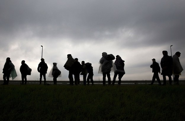 Migranci /OLIVER BUNIC/AFP /East News