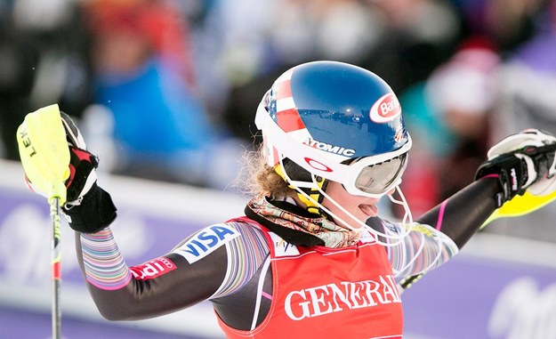 Mikaela Shiffrin wygrała zaliczany do alpejskiego Pucharu Świata slalom we włoskiej stacji Bormio / MAURI RATILAINEN  /PAP/EPA