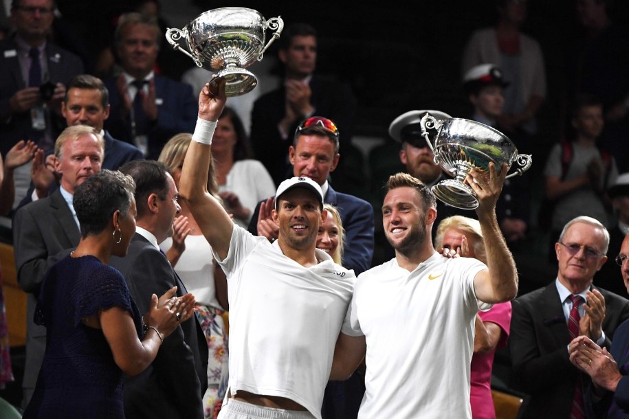 Mike Bryan i Jack Sock /GERRY PENNY /PAP/EPA