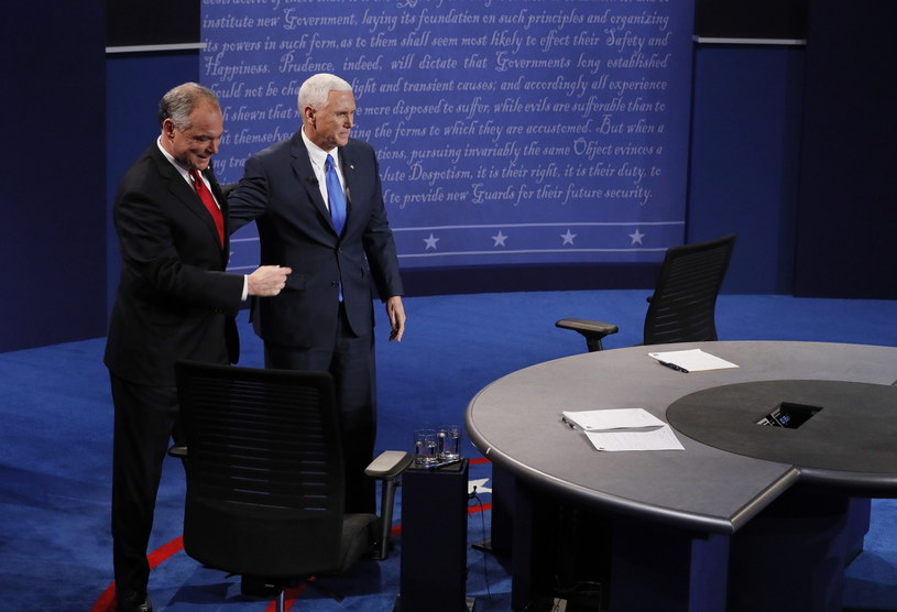 Mike Pence i Tim Kane /PAP/EPA
