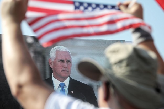 Mike Pence /	Wojciech Olkuśnik /PAP