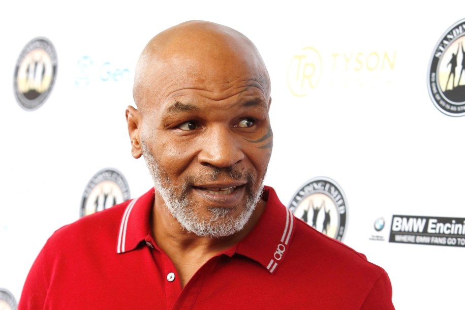 Mike Tyson podkreśla, że jest w doskonałej formie /NINA PROMMER    /PAP/EPA