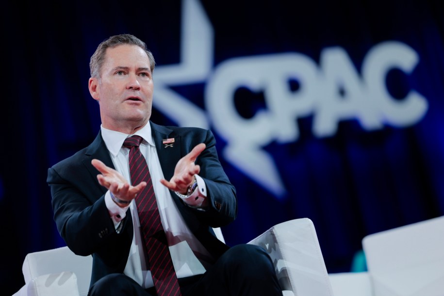 Mike Waltz na CPAC /SHAWN THEW    /PAP/EPA