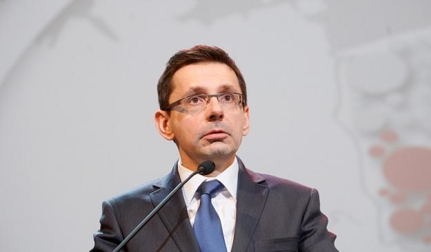 Mikołaj Budzanowski, minister skarbu. Fot. Adam Guz /Reporter
