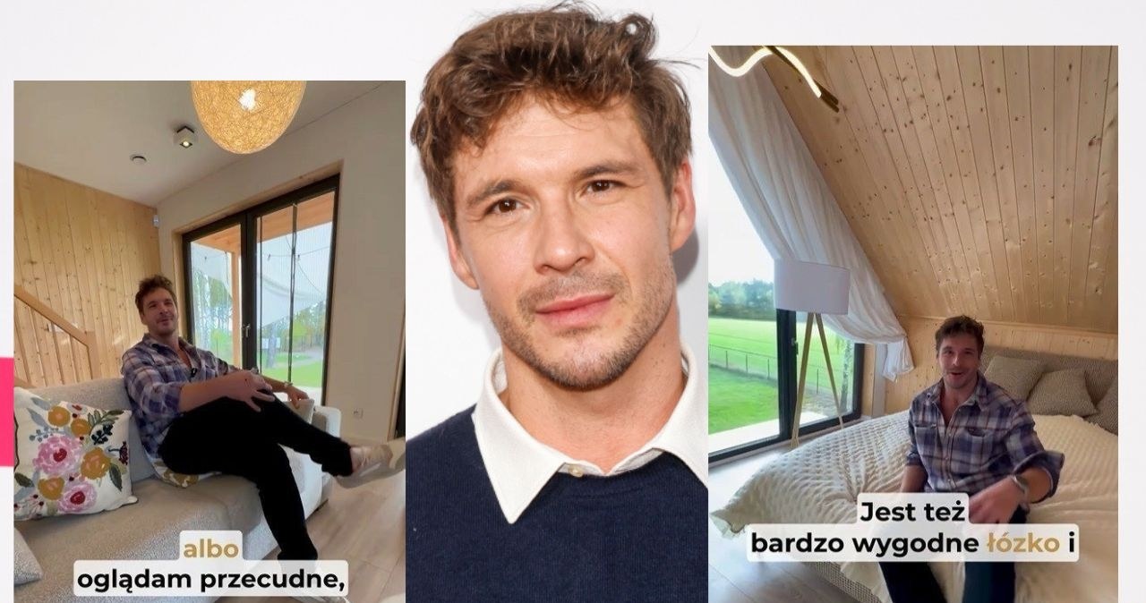 Mikołaj Roznerski pokazał wnętrza swojego domu /Podlewski, Instagram @mroznerski /AKPA