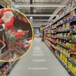 Mikołaje i elfy okradły supermarket. Łupy zostawiły pod choinką