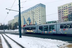 Mikołajowy tramwaj w Łodzi