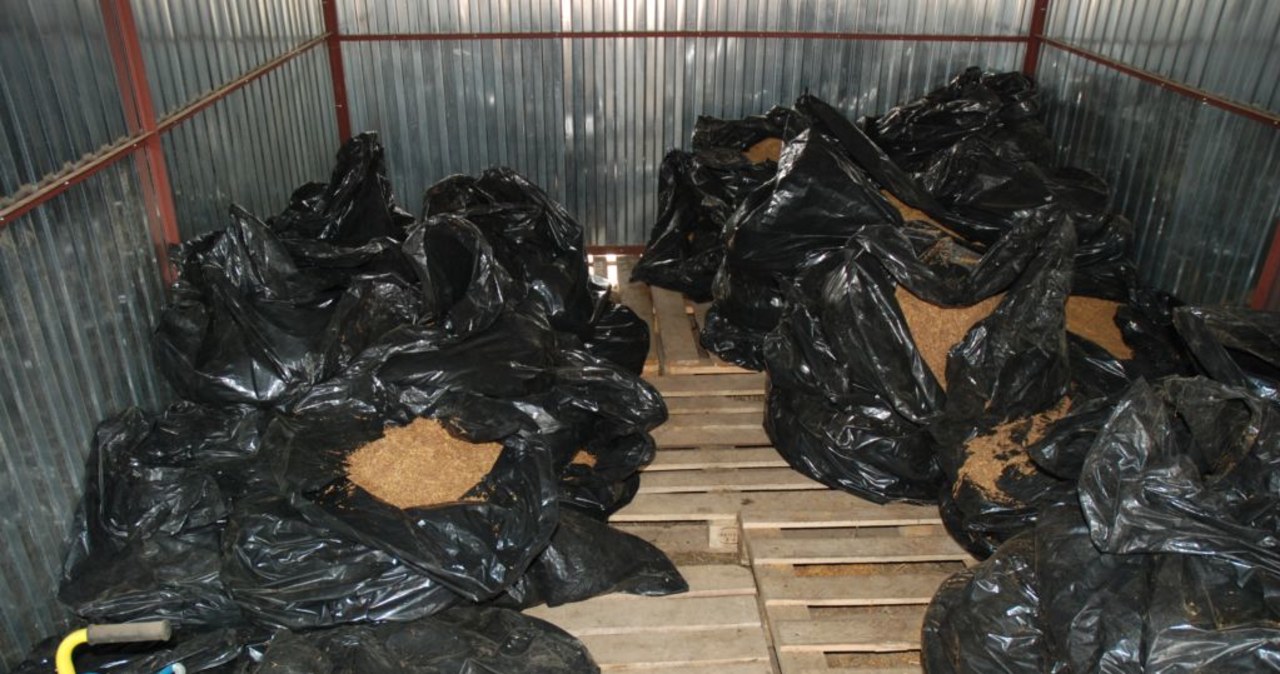 Mikołów: Prawie 6 ton tytoniu w nielegalnej fabryce 