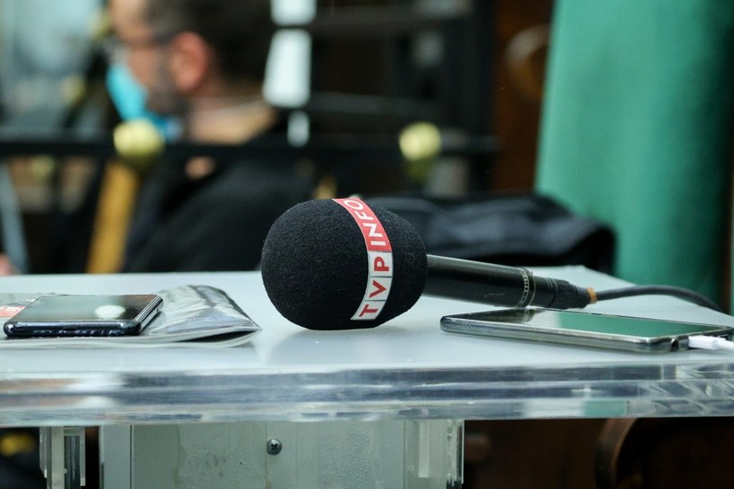 Mikrofon TVP Info /Jacek Dominski/REPORTER /East News