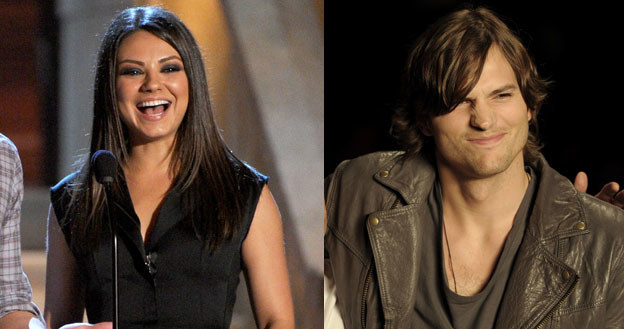 Mila Kunis i Ashton Kutcher /AFP