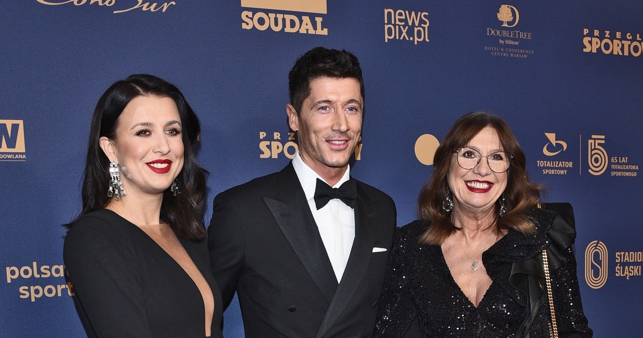 Milena Lewandowska, Robert Lewandowski, Iwona Lewandowska /MWMedia