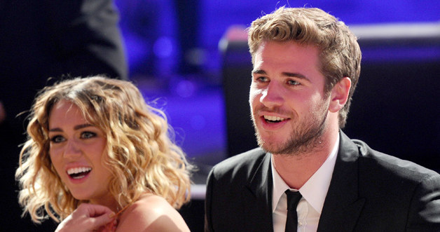 Miley Cyrus i Liam Hemsworth /Michael Buckner  /Getty Images