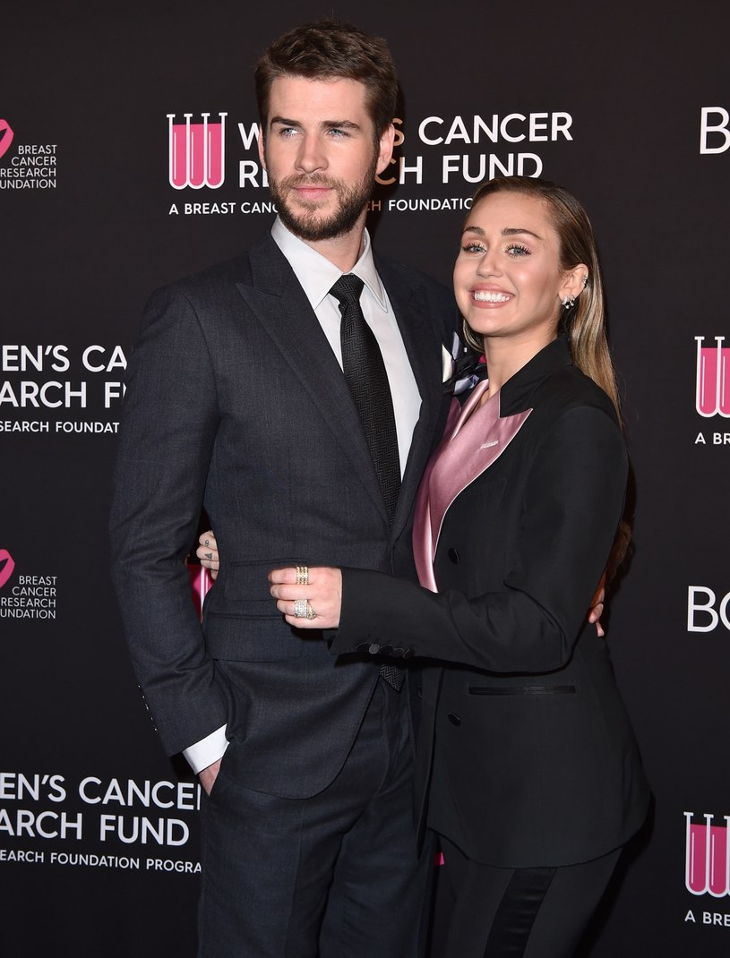 Miley Cyrus i Liam Hemsworth /AXELLE/BAUER-GRIFFIN /Getty Images