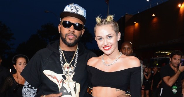 Miley Cyrus i Mike Will Made It /Larry Busacca /Getty Images