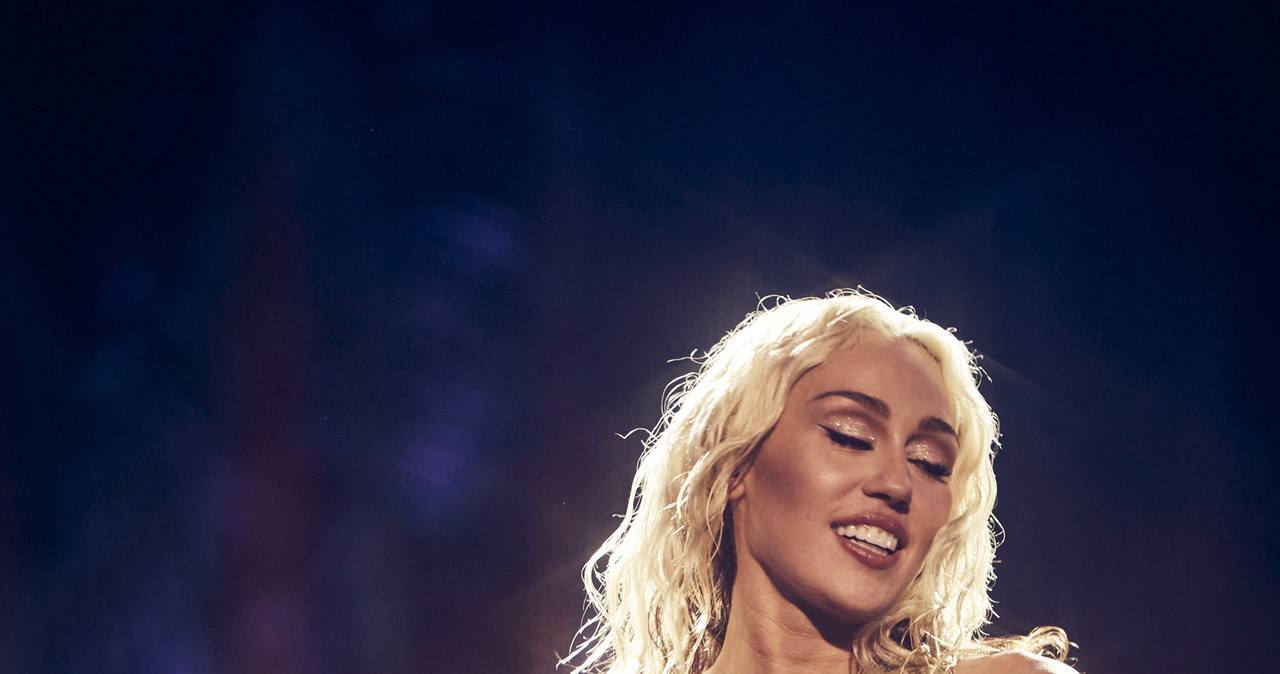 Miley Cyrus na koncercie /Getty Images