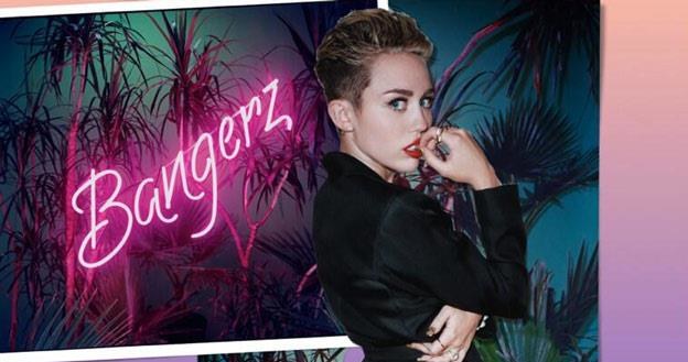 Miley Cyrus na okładce albumu "Bangerz" /