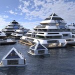 Miliarderzy zamieszkają w pływających piramidach, gdy lądy zaleje ocean