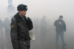 Milicja kontra opozycja w Moskwie