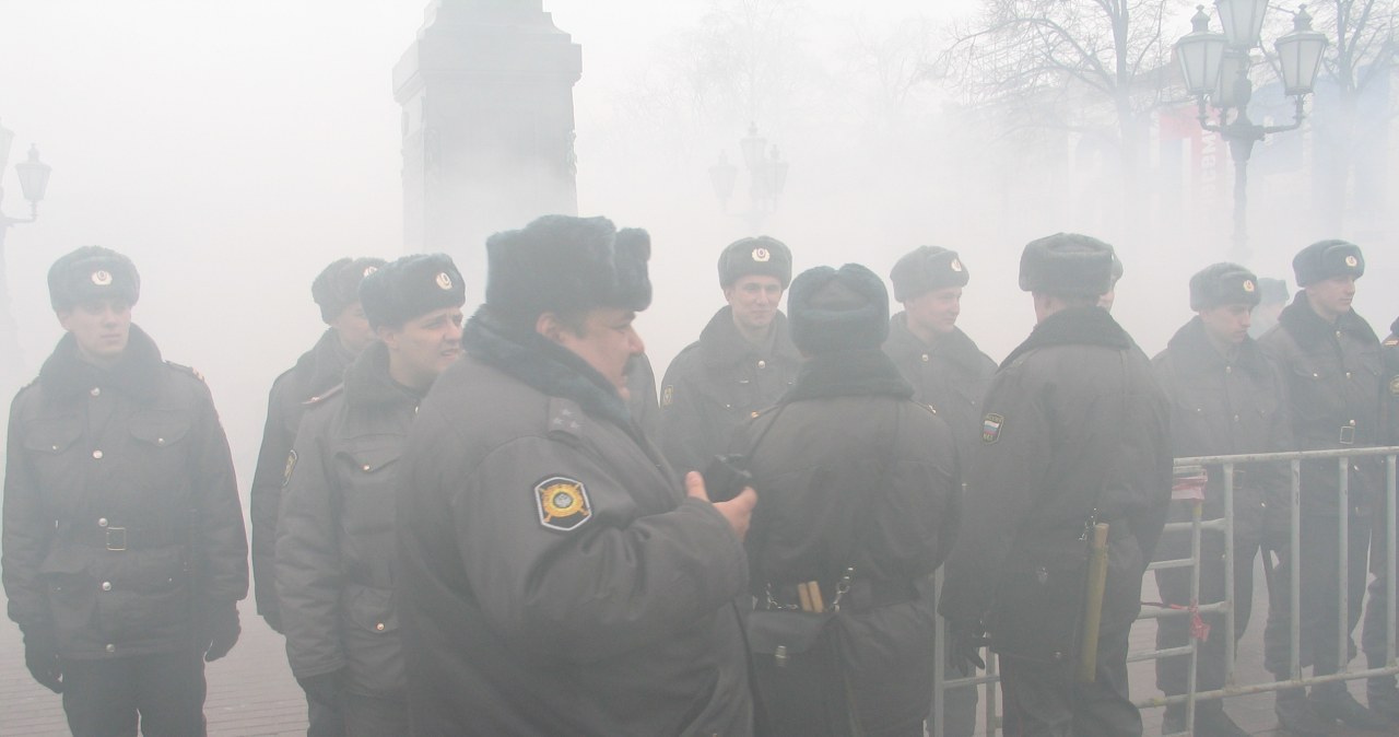 Milicja kontra opozycja w Moskwie