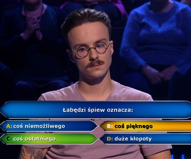 "Milionerzy": Polonista poległ na pierwszym pytaniu!