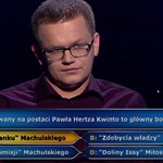 "Milionerzy": Pytanie filmowe za 125 tysięcy złotych