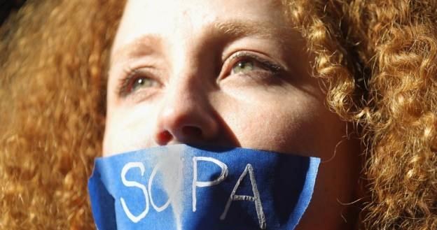 Miliony internautów na całym świecie protestowało przeciwko SOPA /AFP