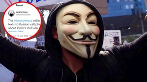 "Miliony Rosjan otworzyło oczy". Anonymous chwalą się efektem wielkiej akcji