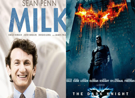 "Milk" i "Mroczny rycerz" znalazły się na Top10 Amerykańskiego Instytutu Filmowego /Comingsoon.net