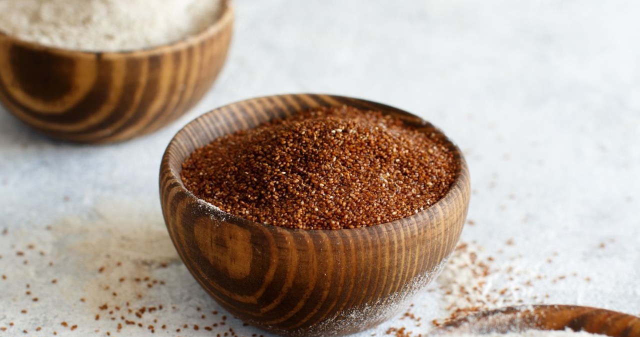 Miłka abisyńska (Eragrostis tef) pochodzi z Wyżyny Abisyńskiej, dzisiejszej Etiopii i Erytrei. Jest jednym z najstarszych udomowionych zbóż na świecie. /Karissa /Canva Pro