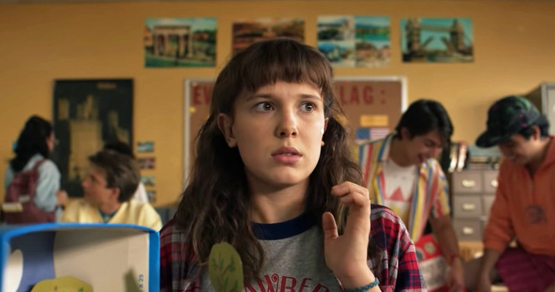 Millie Bobby Brown w czwartym sezonie "Stranger Things" /materiały prasowe