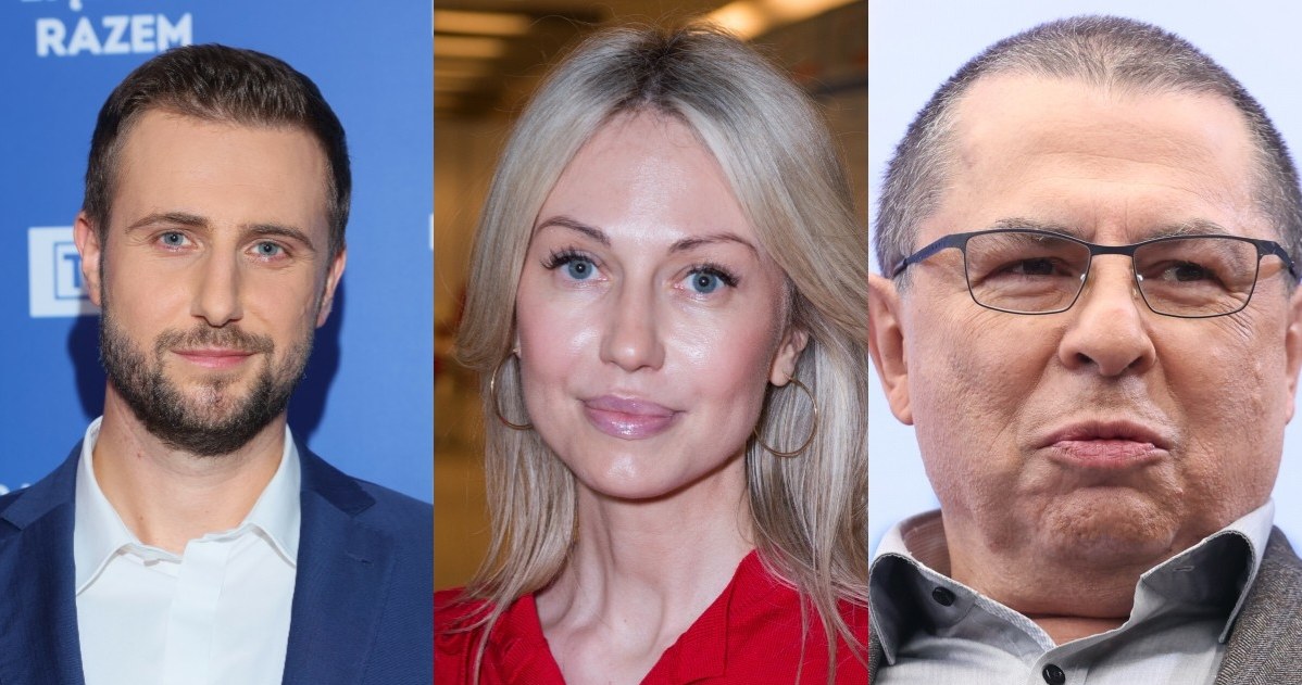 Miłosz Kłeczek, Magdalena Ogórek i Bronisław Wildstein /Pawel Wodzynski/East News; Pawel Wodzynski/East News /East News