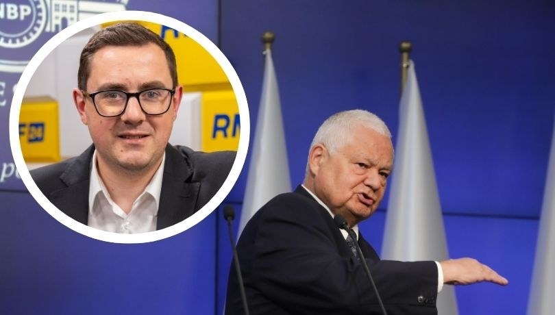 Miłosz Motyka wbił szpilkę Adamowi Glapińskiemu w Popołudniowej rozmowie w RMF FM /Marcin Suchmiel /RMF FM