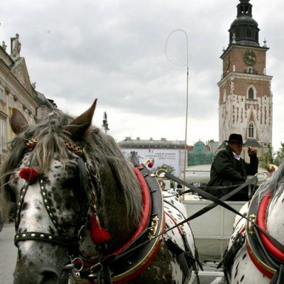 Mimo kryzysu, w Krakowie spadek liczby turystów nie jest wielki /AFP