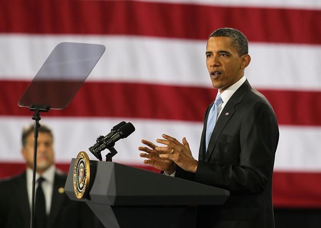 Mimo ostrzeżeń Obama odwiedzał Solyndrę i wygłaszał tam przemówienia /AFP