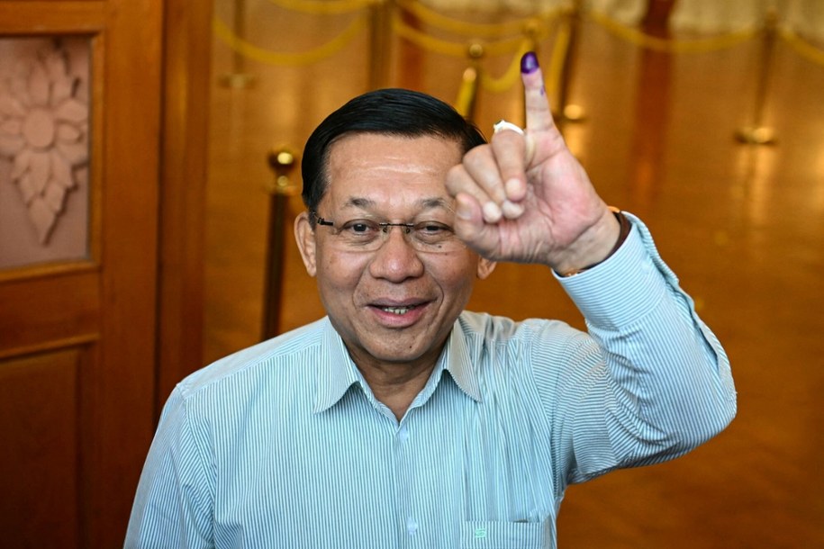 Min Aung Hlaing na zdjęciu z grudnia 2025 r. /SAI AUNG MAIN/AFP /East News