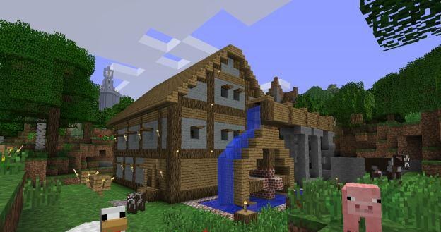 Minecraft (Xbox 360) - motyw graficzny /Informacja prasowa