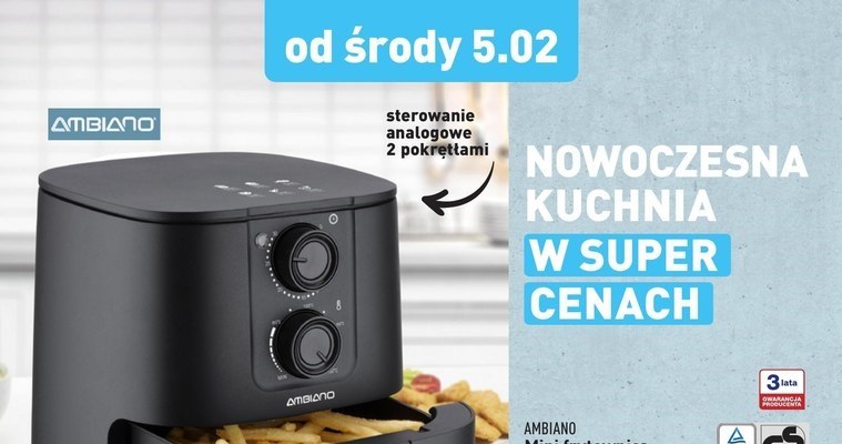 Mini frytkownica Ambiano w Aldi! /Aldi.pl /INTERIA.PL