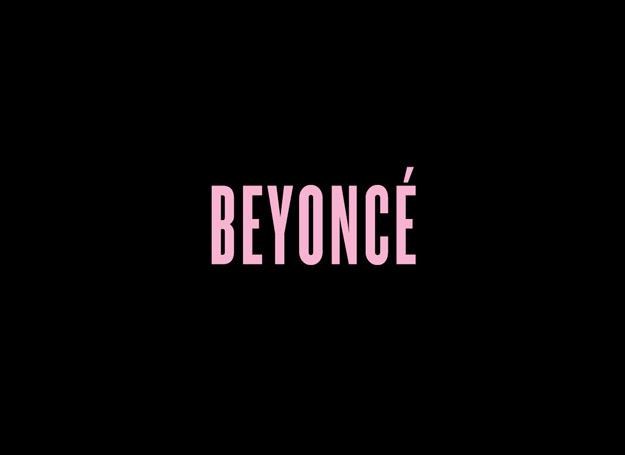 Minimalistyczna okładka płyty "Beyonce" /