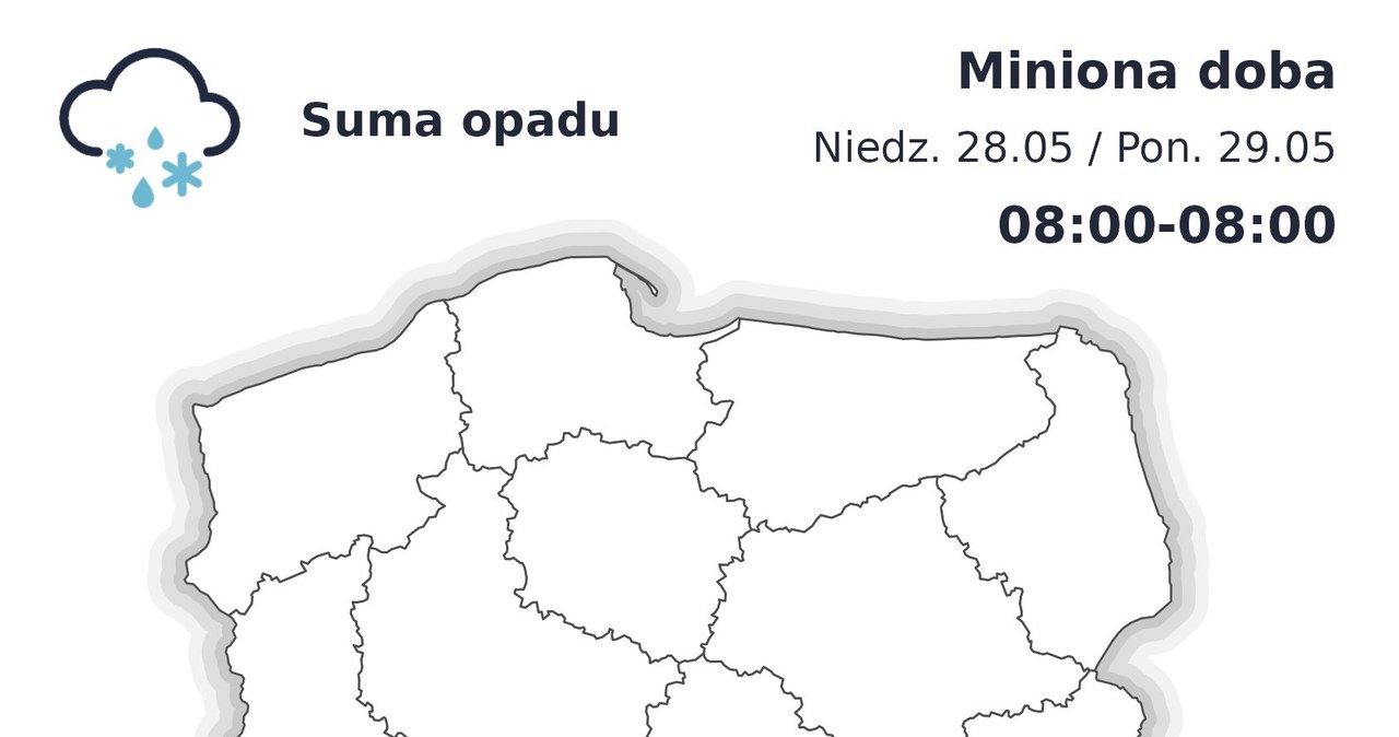 Minionej doby w całym kraju praktycznie nie było opadów deszczu /IMGW /